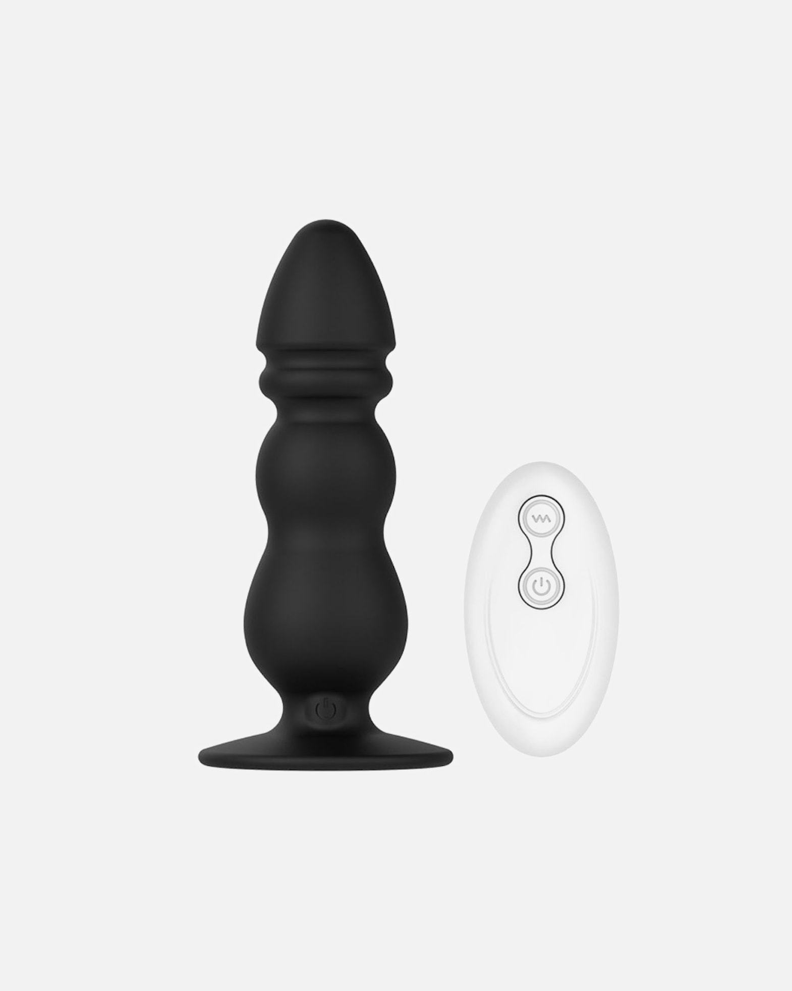 Análny kolík Intima Vibrator Shocking - čierny