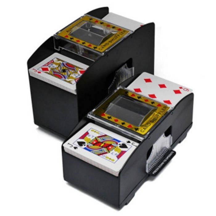 Automatic electric poker card shuffler for home party club