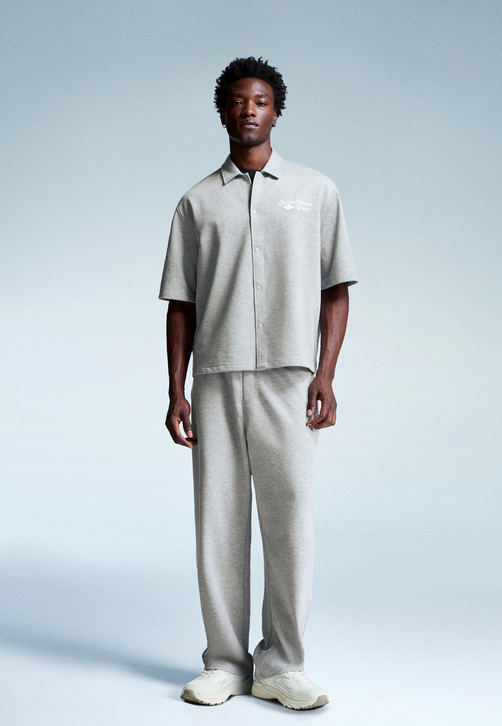 Bershka SUPER JOGGER - Pantaloni della tuta - grigio scuro