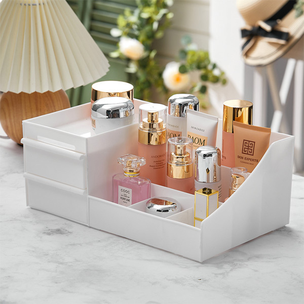 Cutie de depozitare pentru machiaj Livingandhome cu sertare, extra mare