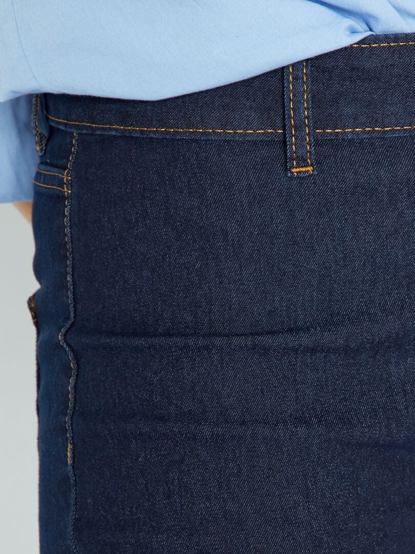 Calça jeans skinny / corte bem justo - AZUL