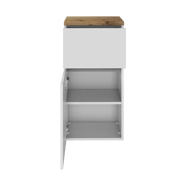 Bristol base cabinet, 40 cm, matt white/white