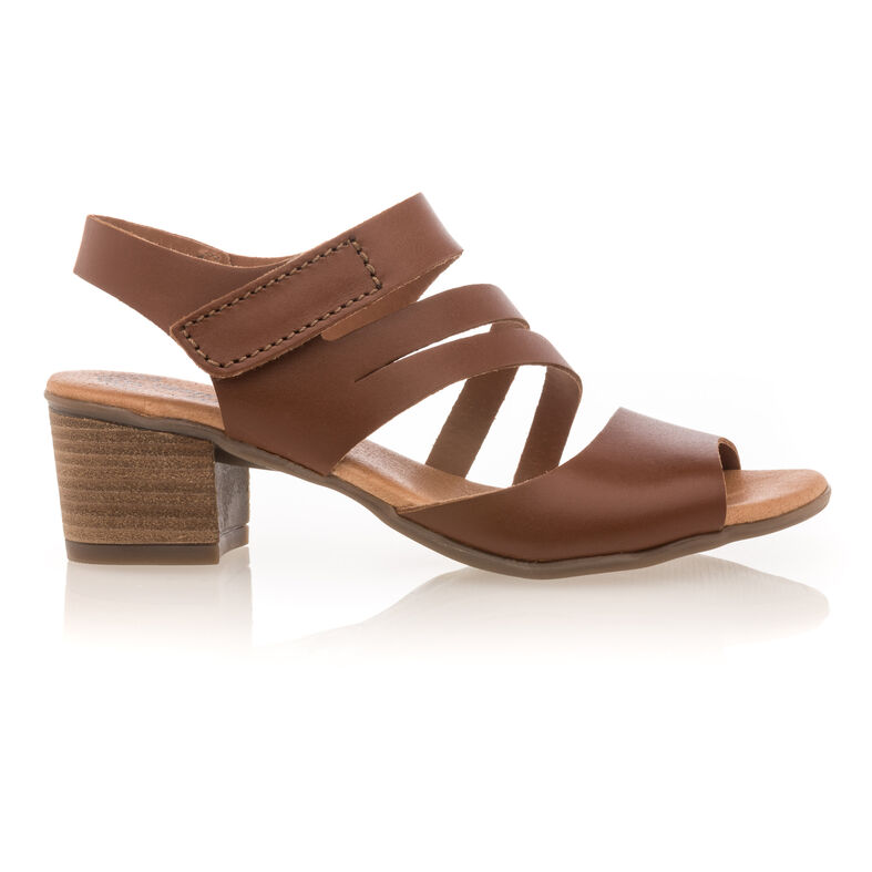 Brune sandaler / sko med åpen tå til dame