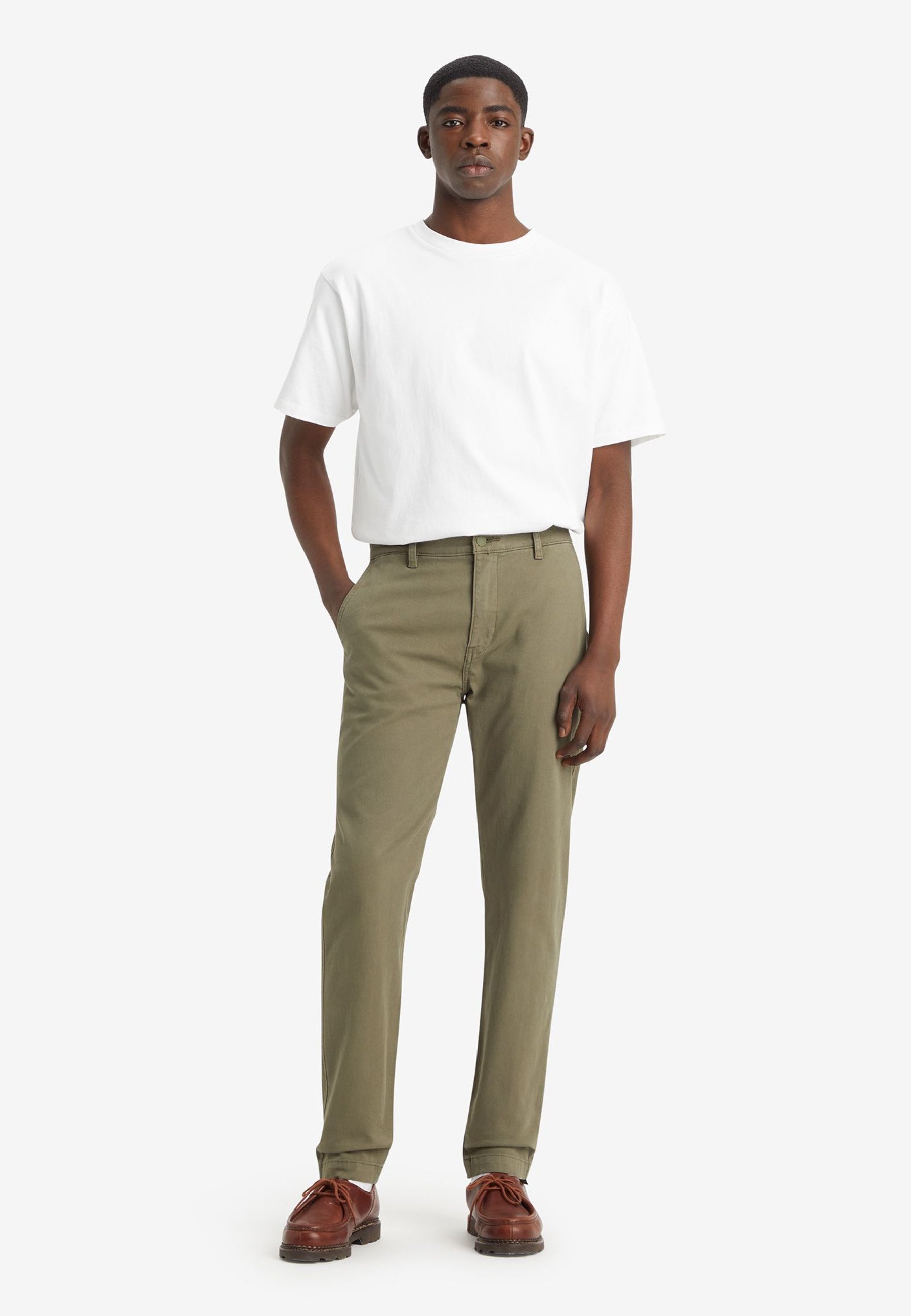 Pantaloni chino slim affusolati Levi's® XX - Chinos - bunker olive shady