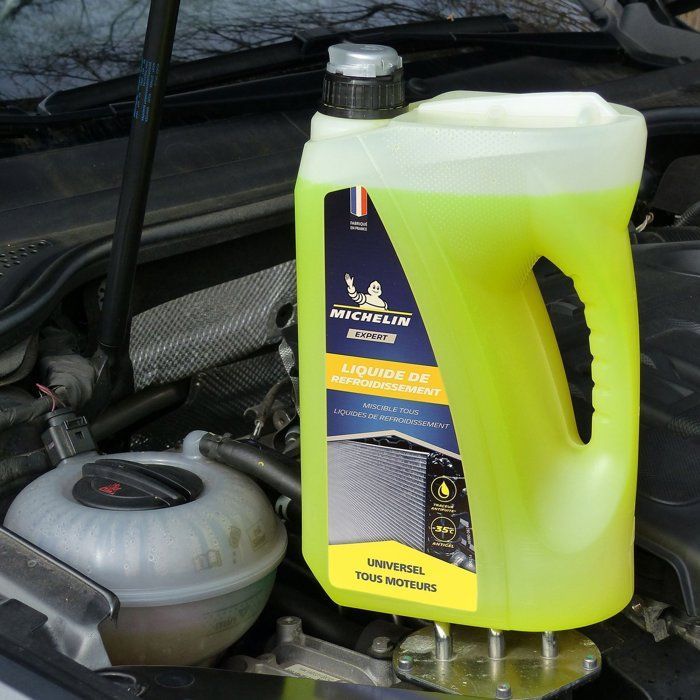 Líquido de arrefecimento universal -35°C 4L - MICHELIN - Bico anti-gotejamento - Anticorrosivo - 100% orgânico