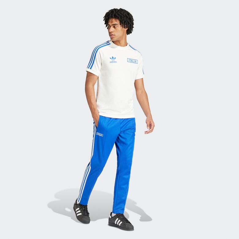 T-shirt FIGC Italia 3-Strepen Voetbalpakket