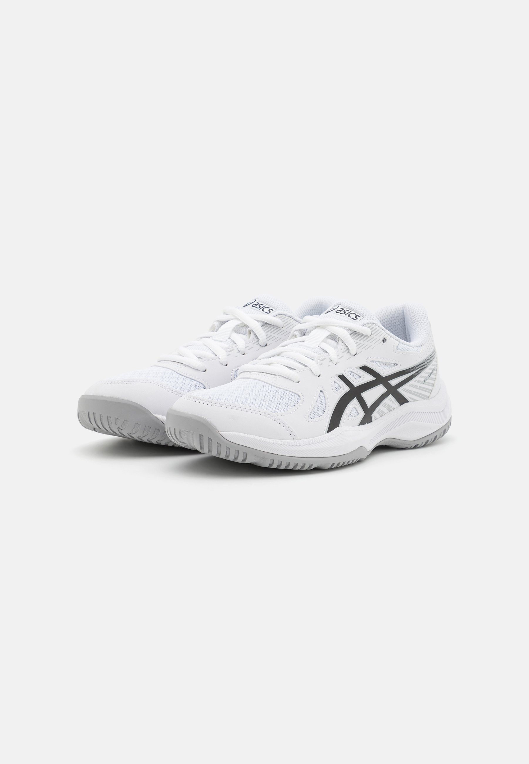 ASICS UPCOURT 6 UNISEXE - Chaussures de handball - blanc/noir