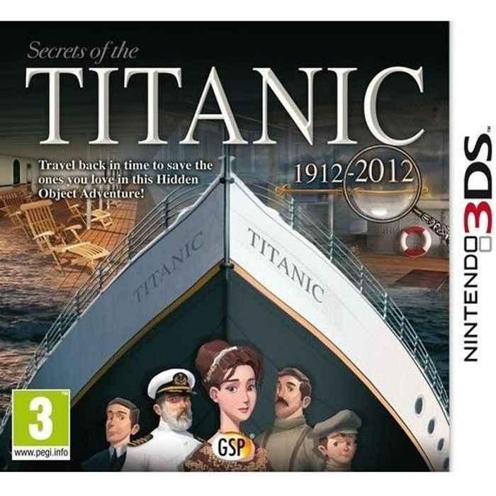 THE SECRETS OF THE TITANIC 3DS / 3DS Game