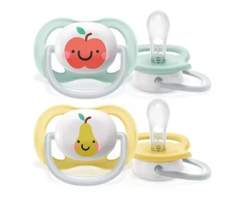 AVENT Fopspeen Ultra Air Collectie 0-6 maanden, gemengde dierencollectie, 2 stuks