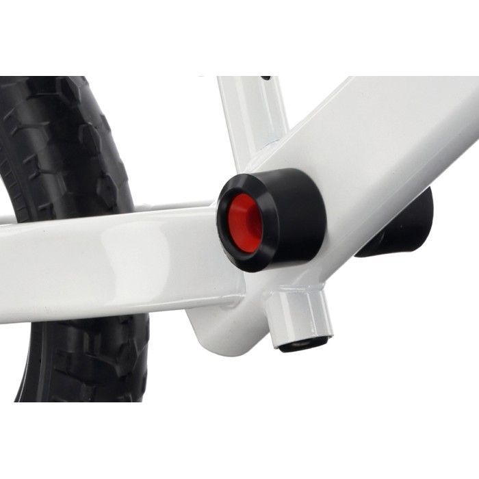 Sun Baby - Modern Balance Bike - 2 Years, max. 30 kg, steel frame, EVA wheels, adjustable saddle and handlebars - White