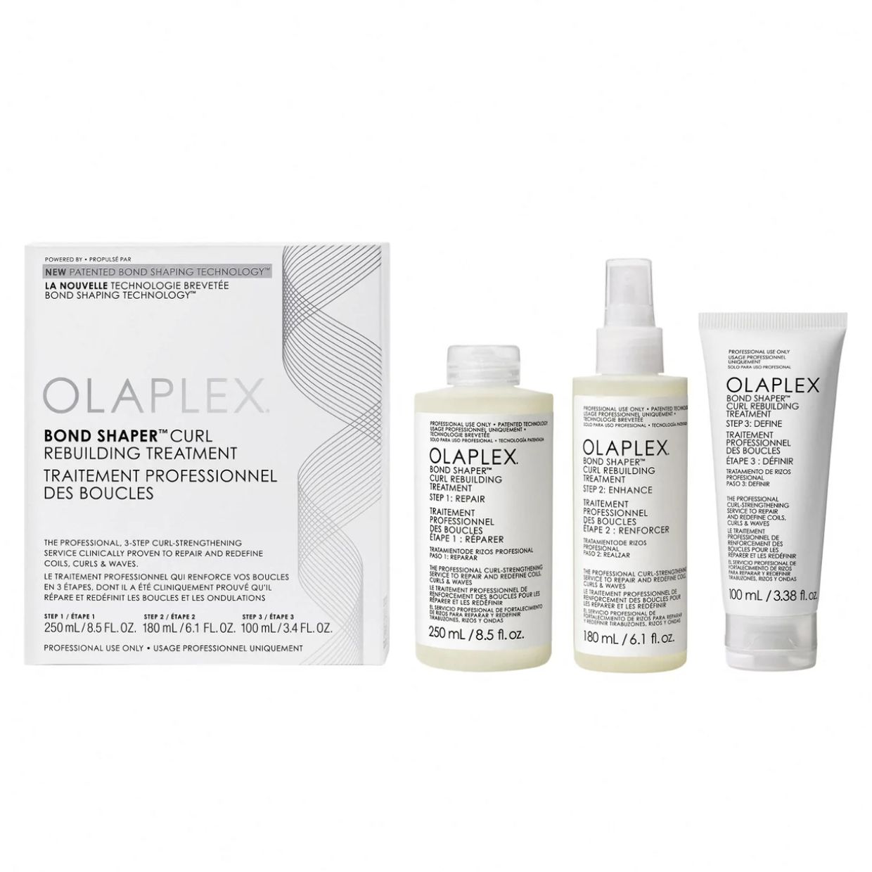 Set za oblikovanje kovrčave kose Bond Shaper Frizerski tretmani