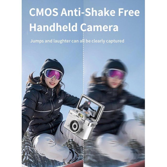 Mini appareil photo porte-clés - Caméra numérique 1080p avec carte TF 64 Go, gadget compact pour enfants et adultes, objet de