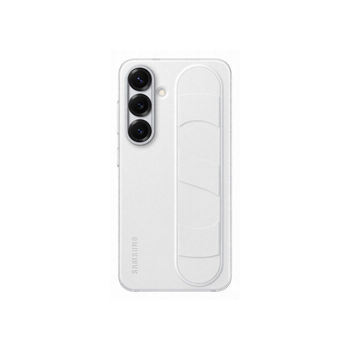 Hoesje - Samsung - Galaxy S25 - Wit - Standaardfunctie - Geïntegreerde band