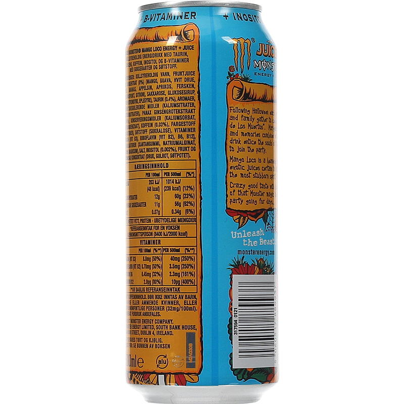Monster Monster 500 ml energiajuoma Mango Loco