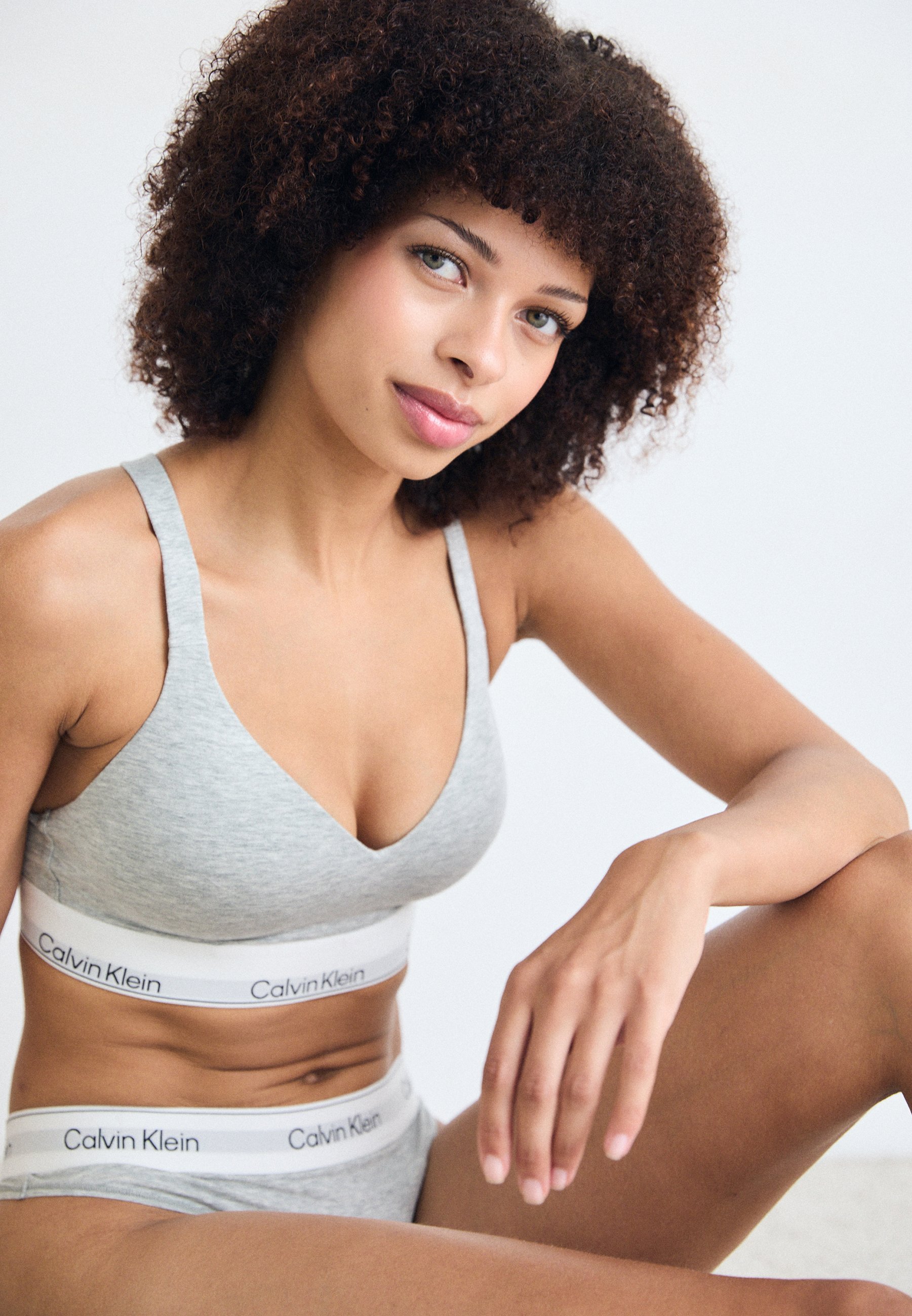 Calvin Klein Underwear LIFT BRALETTE ICON - T-shirtbeha - grijs gemêleerd