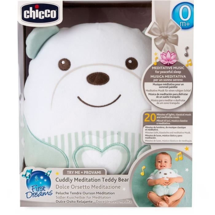 Soft Teddy Bear - CHICCO - Green - From birth