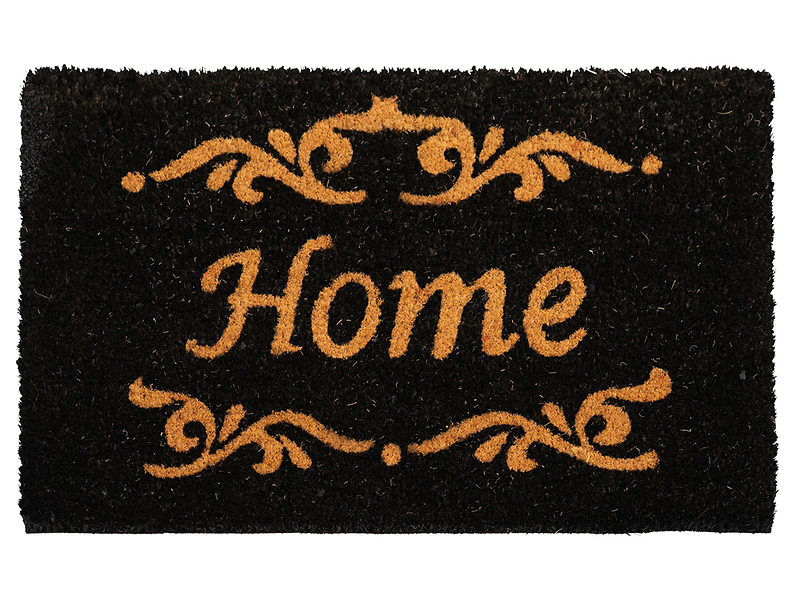 Wycieraczka Home 40x60 cm beżowo-czarna