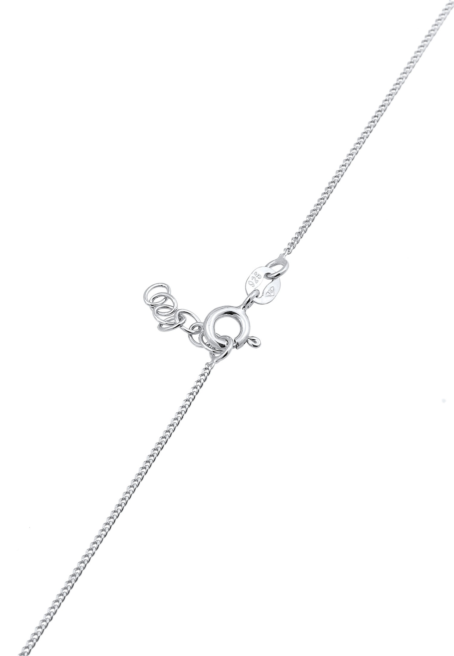 Elli Femme Ange avec Cristal Enfant - (925/1000) Argent