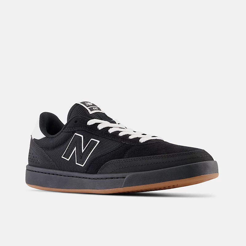 NB Numeric 440 herenschoenen van synthetisch materiaal – zwart met wit