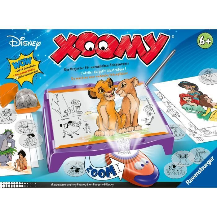 Xoomy Maxi Disney, Tavolo da disegno, Disegno, Unisex, Attività creativa, Età 6+, 23946, Ravensburger