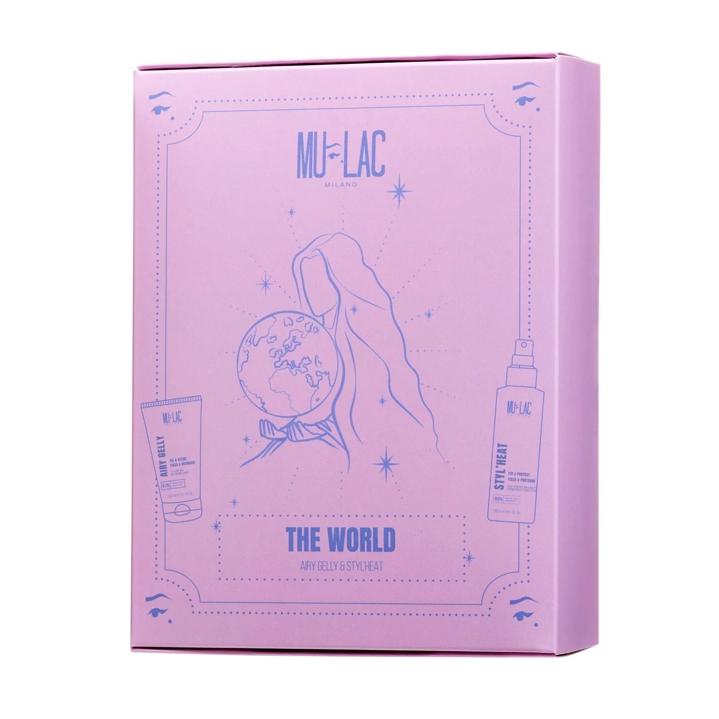 Hairlab The World - Hair Styling Kit - Cofanetti per Capelli