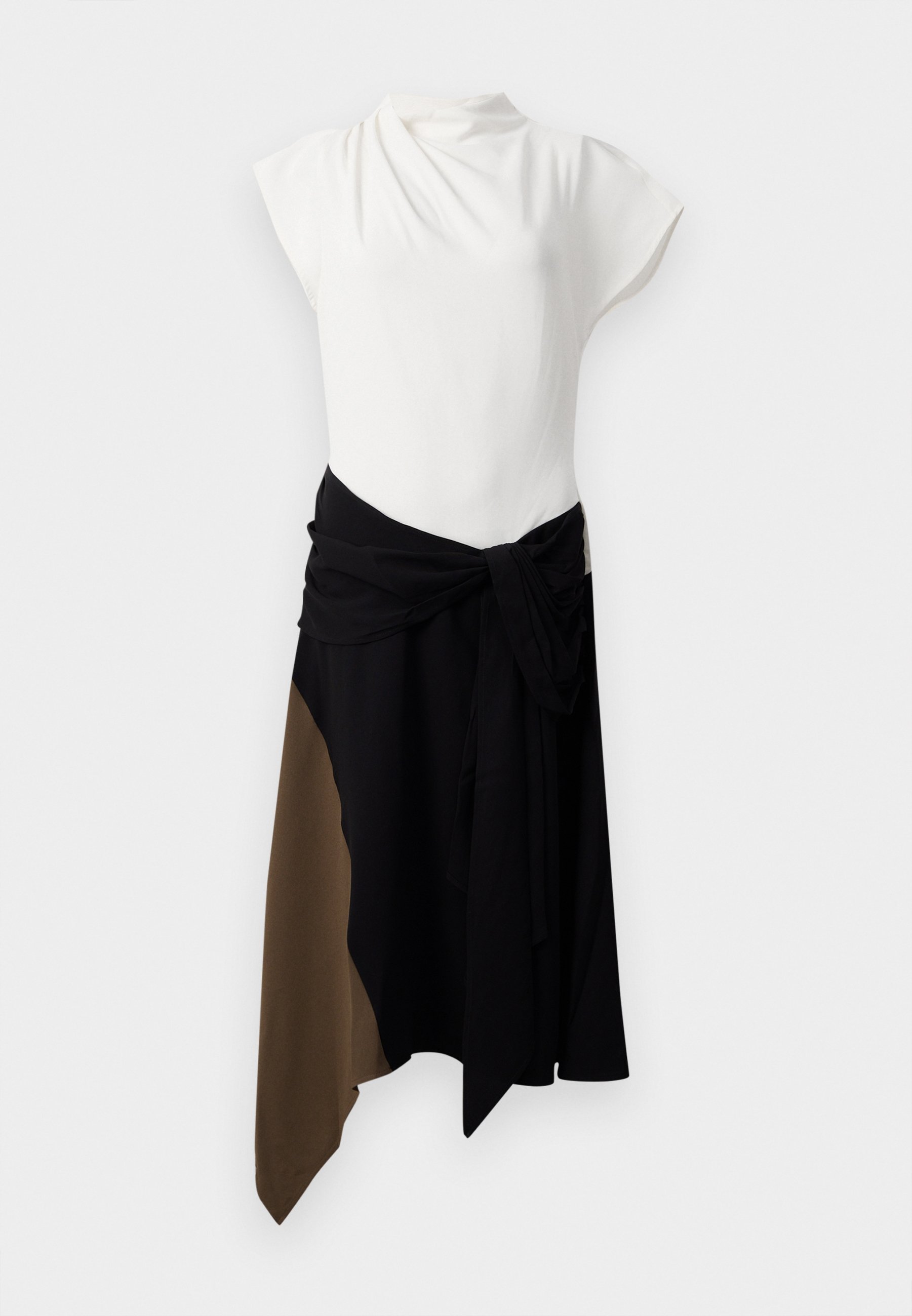 Robe STAUD DAVINA - Robe maxi - noire/multicolore
