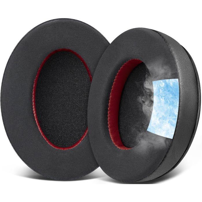 Almohadillas de espuma SOULWIT para auriculares HyperX Cloud 1/2/3/Pro/Core/Alpha/Alpha S/Alpha Pro/Flight/Flight S/Stinger/Stinger S