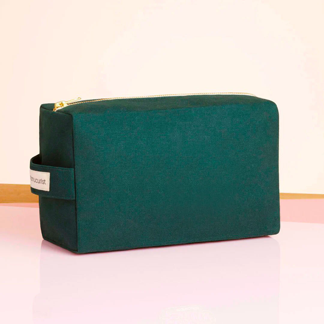 Accessoires Trousse Verte coton bio