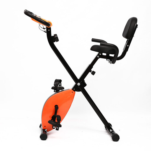 Bicicleta Estática Plegable Con Respaldo Para Hacer Ejercicio