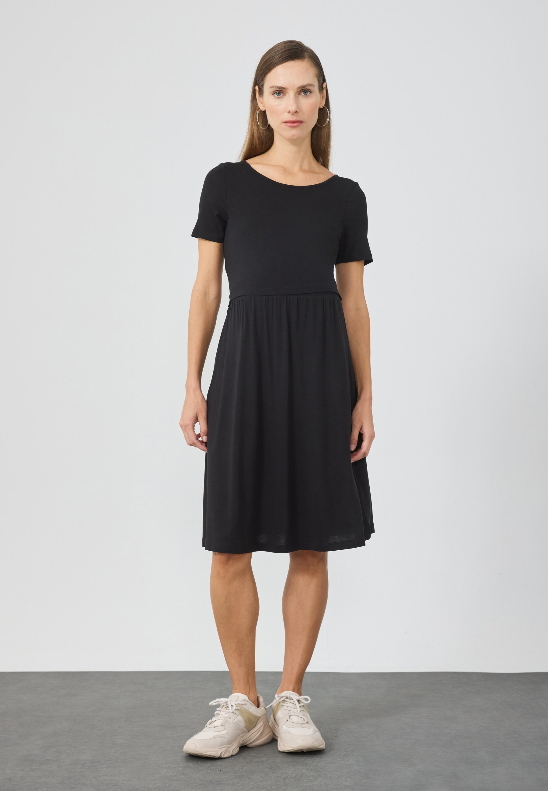 Anna Field MAMA Jersey jurk - zwart