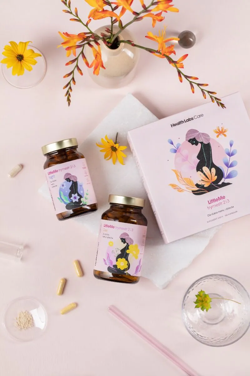 Health Labs Care LittleMe Trymestr 2 i 3 Suplement diety dla kobiet w ciąży Kapsułki