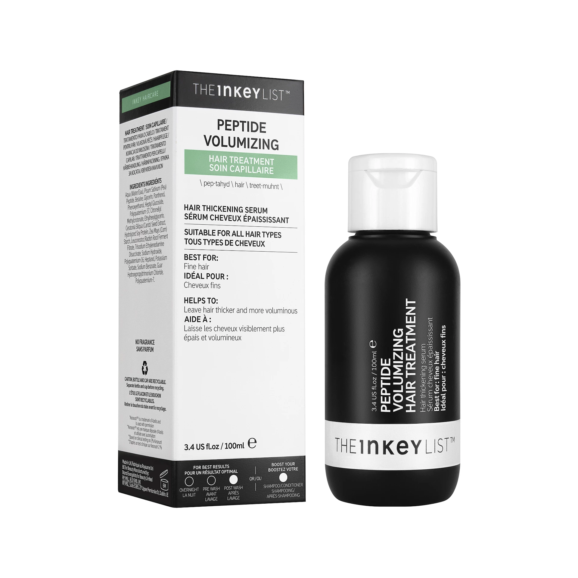 Peptidni tretman za volumen kose - INKEY lista