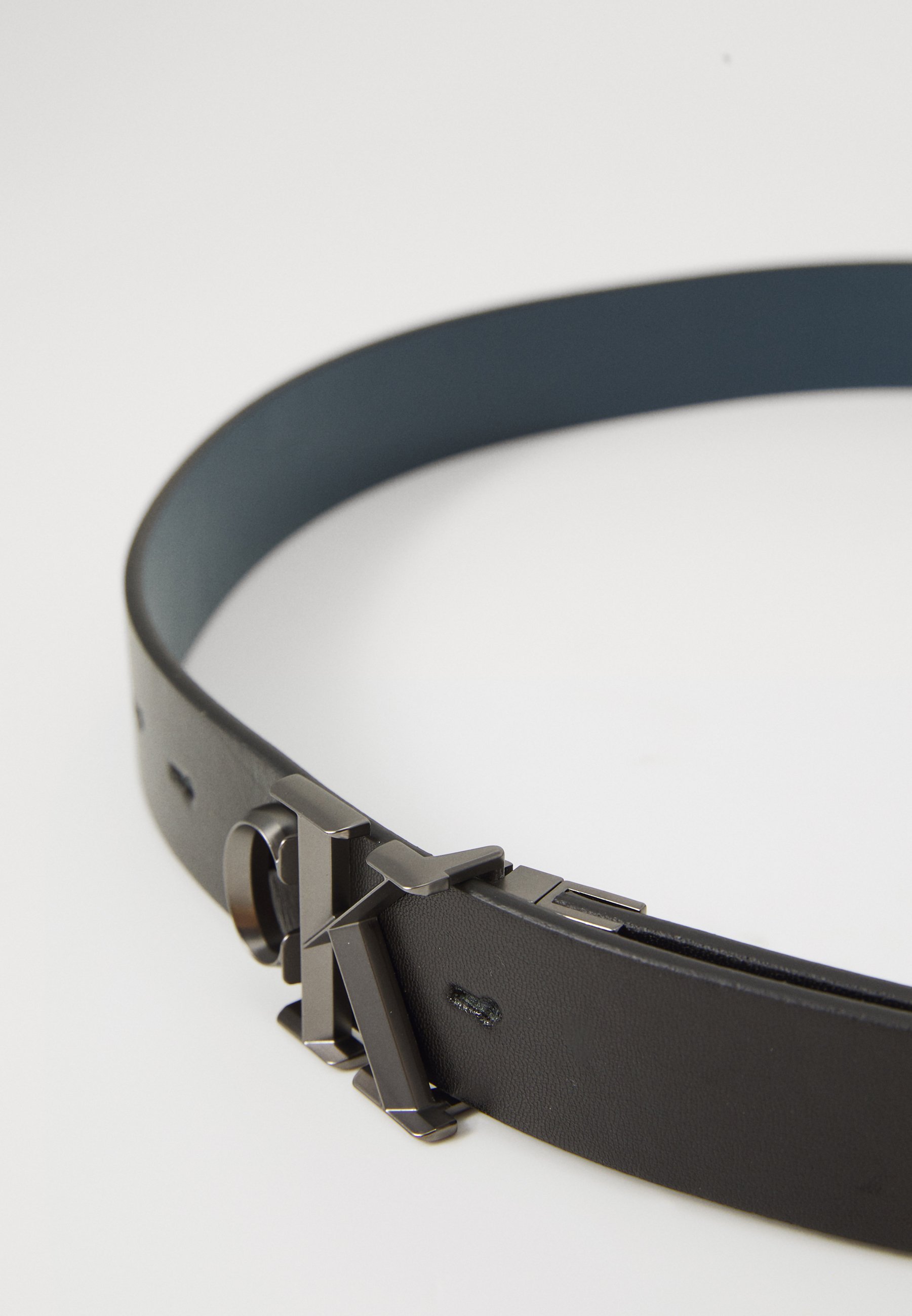 Calvin Klein HARDWARE SEASONAL - Ceinture - noir/océan clair de lune