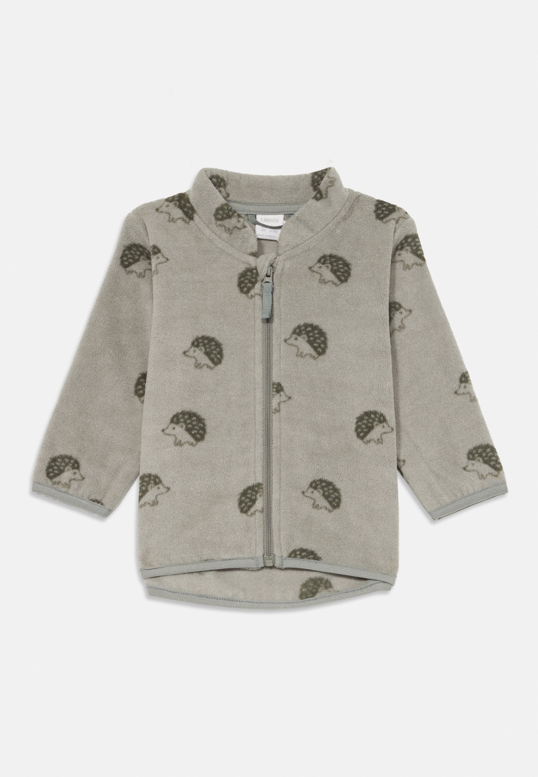Lindex JACKET UNISEX - Sweatshirt met rits - licht stoffig groen