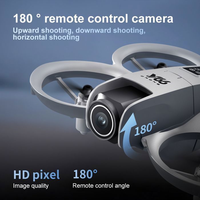 Mini Drone avec Caméra 720P HD Drone pour Enfant Quadricoptère Hélicoptère RC avec 3 Batteries Jouet Cadeau pour Garçons et Fille
