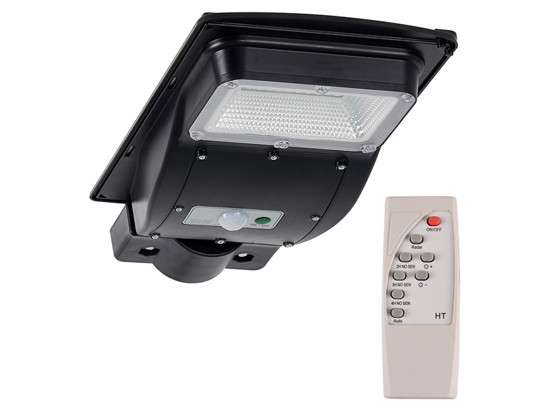 Naświetlacz solarny Street-3 LED z zimną barwą światła czarny