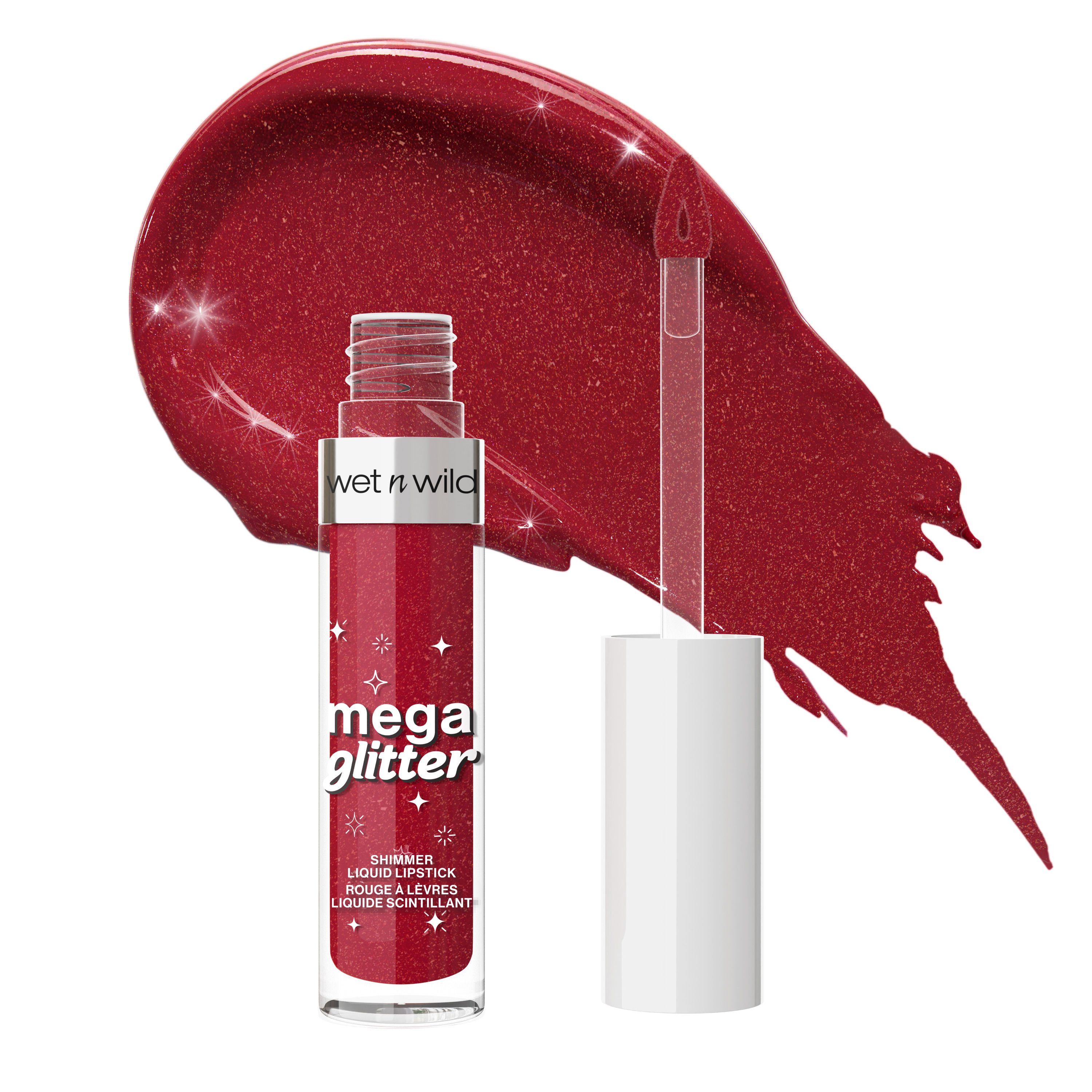 „Mega Glitter Shimmer“ lūpų dažai Lūpų blizgesiai ir blizgesiai