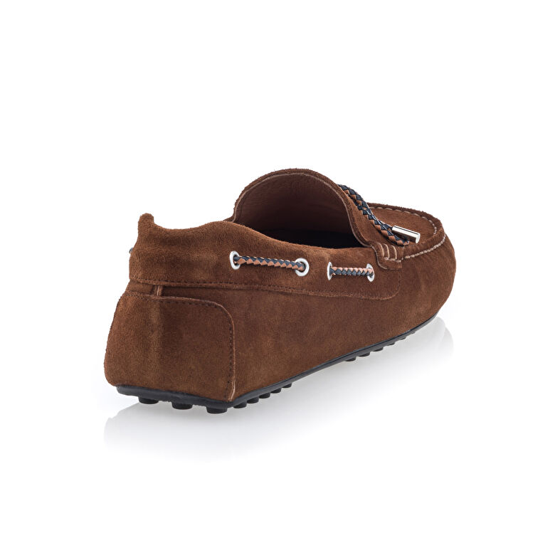 Brune loafers/båtsko til herre