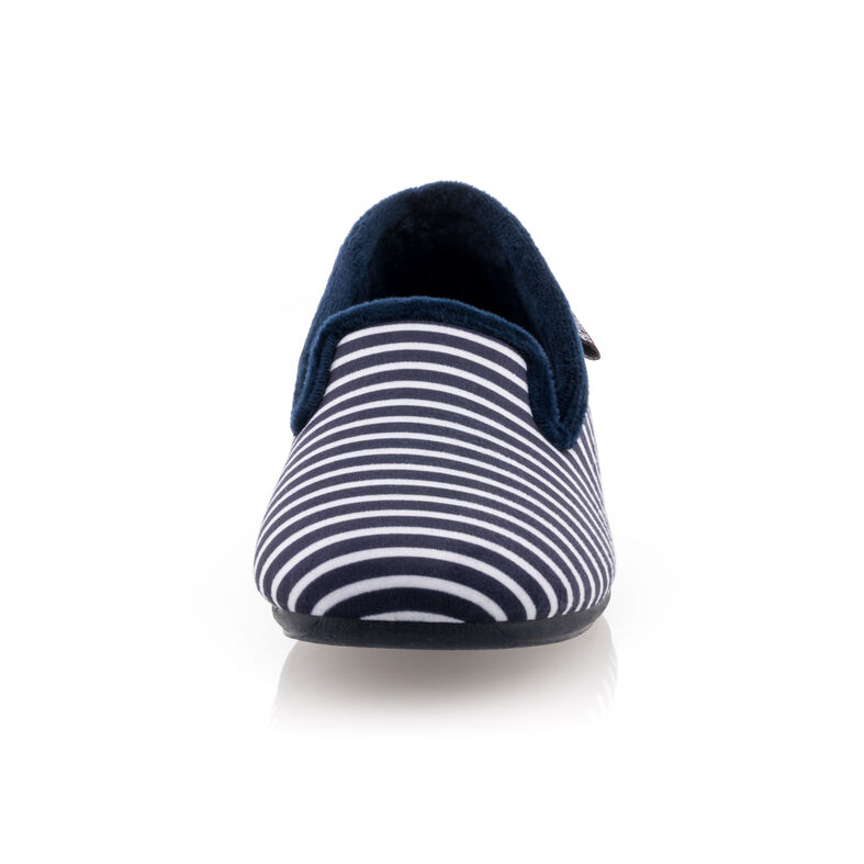 Pantuflas azules para mujer