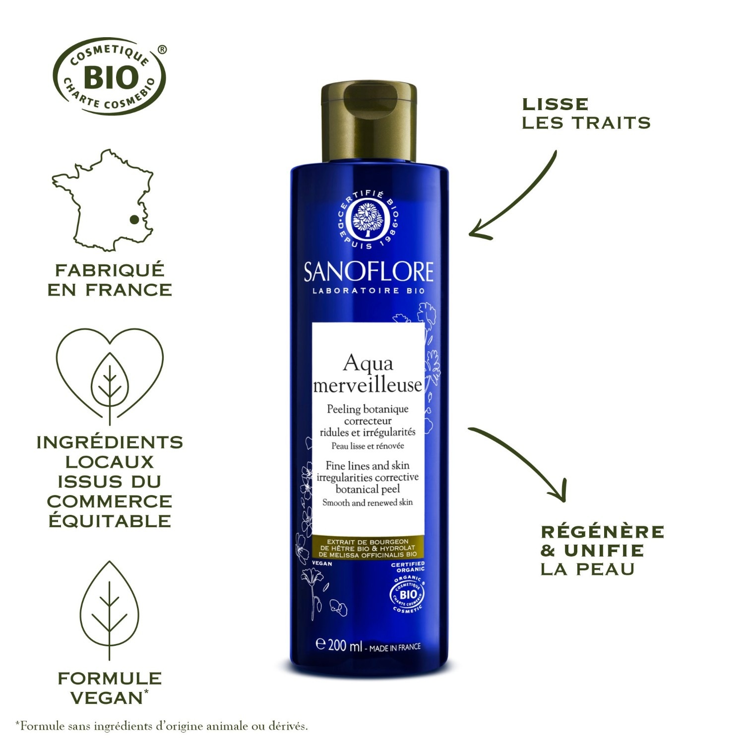 Sanoflore Aqua merveilleuse peeling botanique régénrant