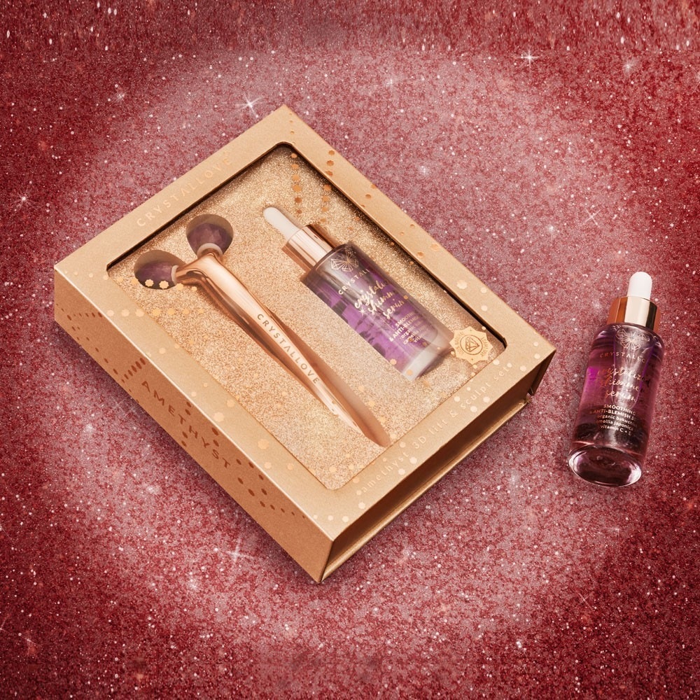 Sada na starostlivosť o tvár Crystallove Amethyst 3D Lift - 1 kus