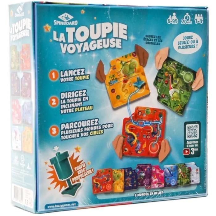 Spinboard – La toupie voyageuse