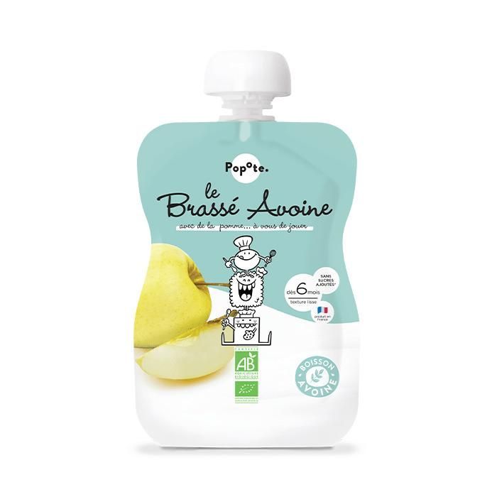 Popote Gourde Brassé Avoine Pomme 100g