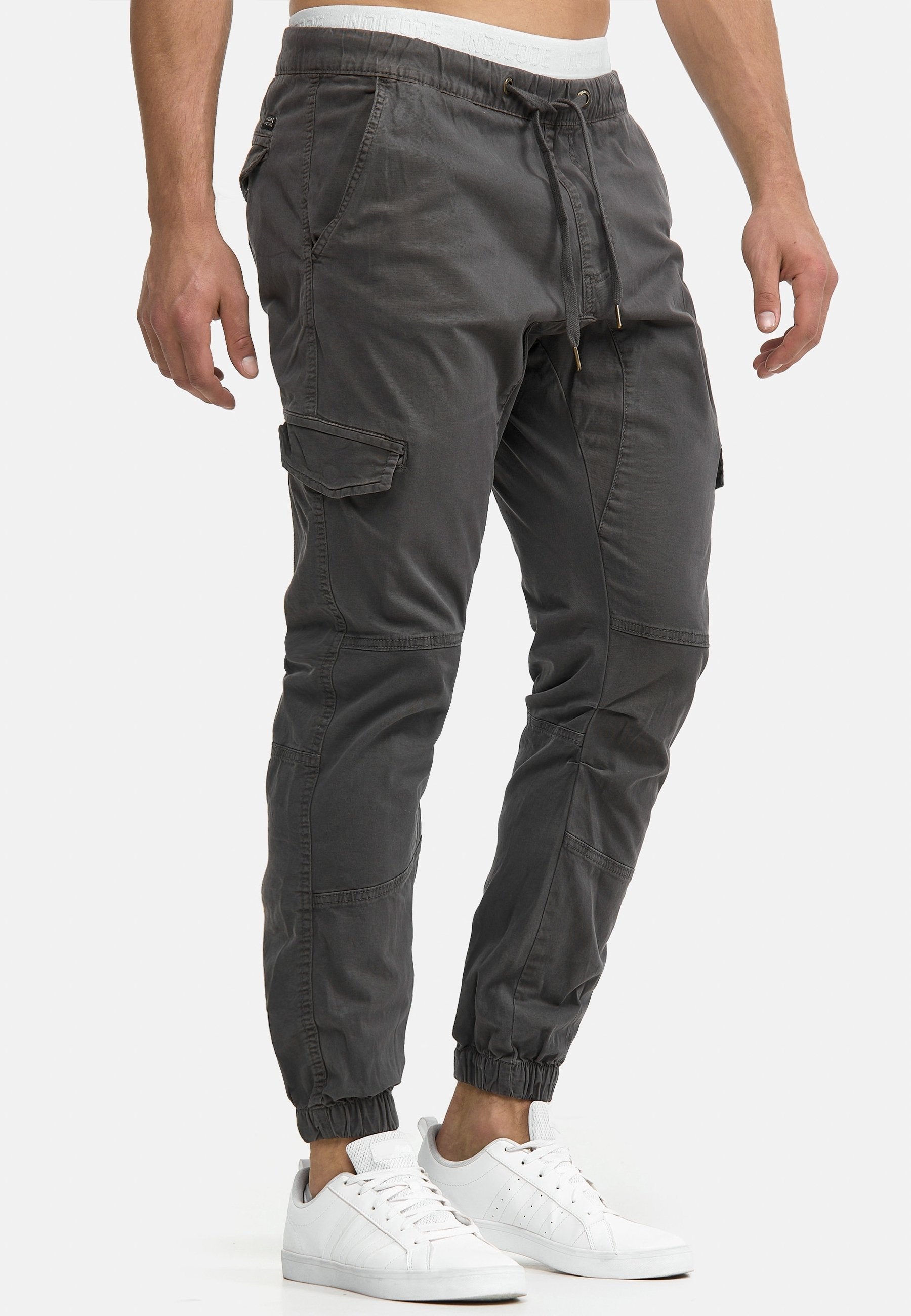 INDICODE JEANS Pantaloni cargo - antracite