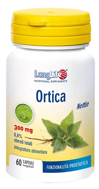 LONG LIFE LongLife Brandnetel voedingssupplement 300 mg 50 capsules Voor een goede stemming van de urinewegen