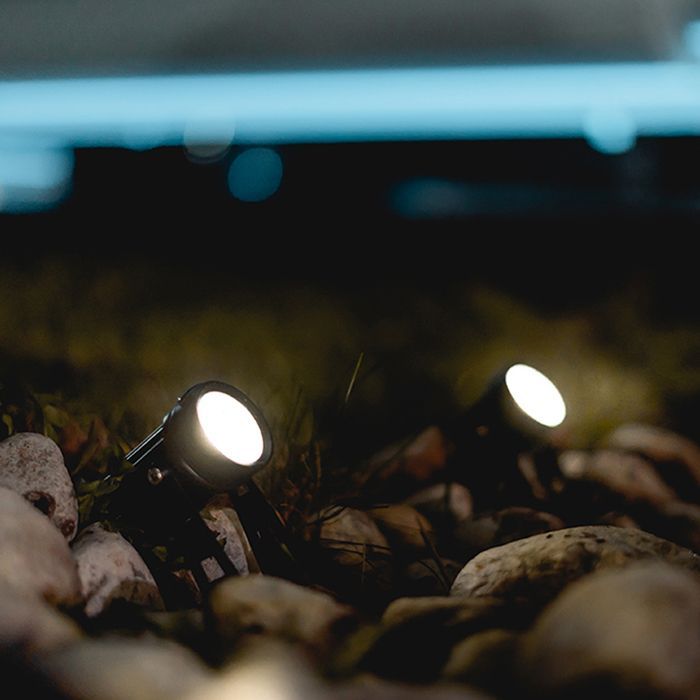 Faretti solari multi-spot EZIlight® - 2 confezioni da 4 lampade