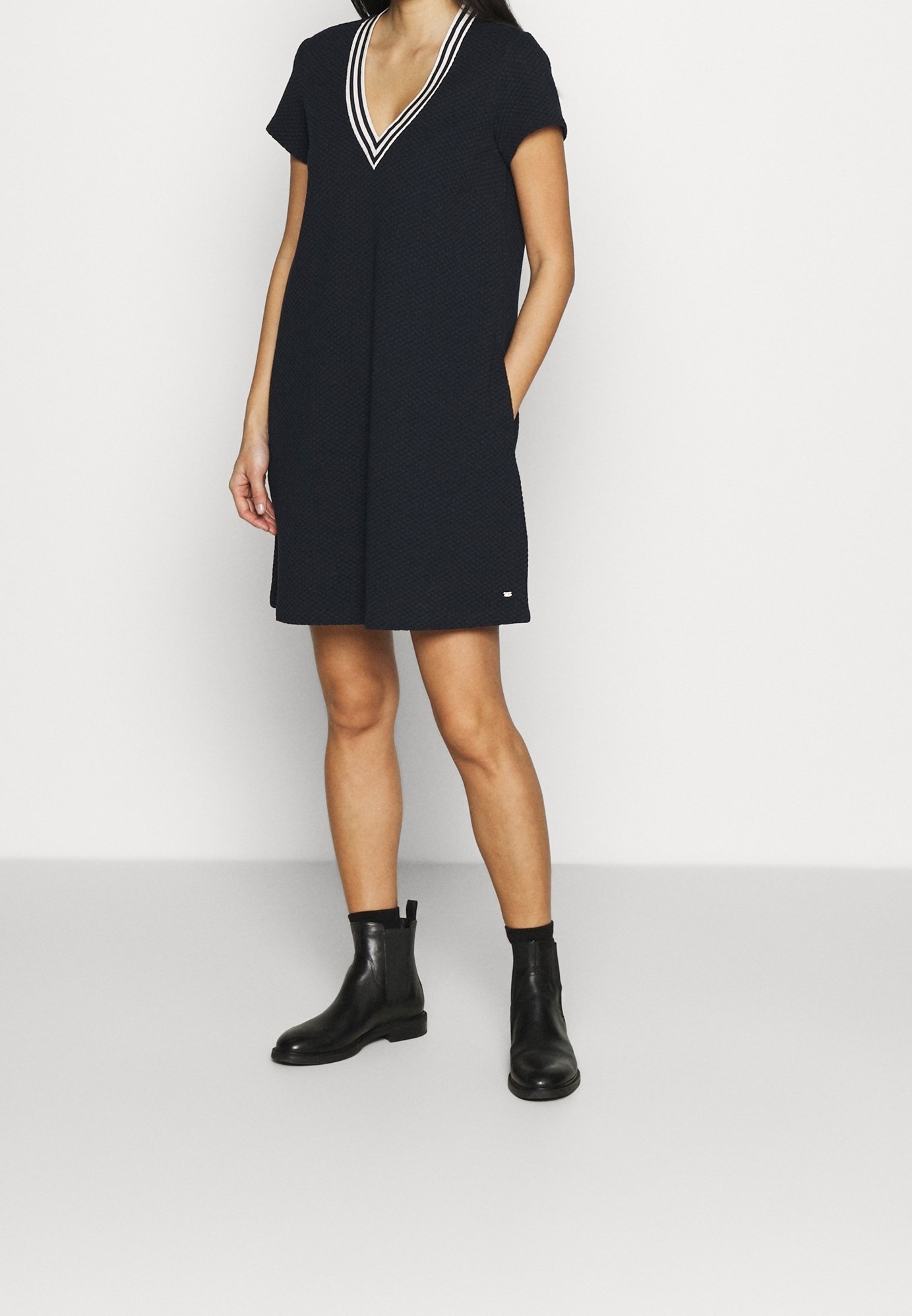 Tommy Hilfiger Jersey jurk - blauw