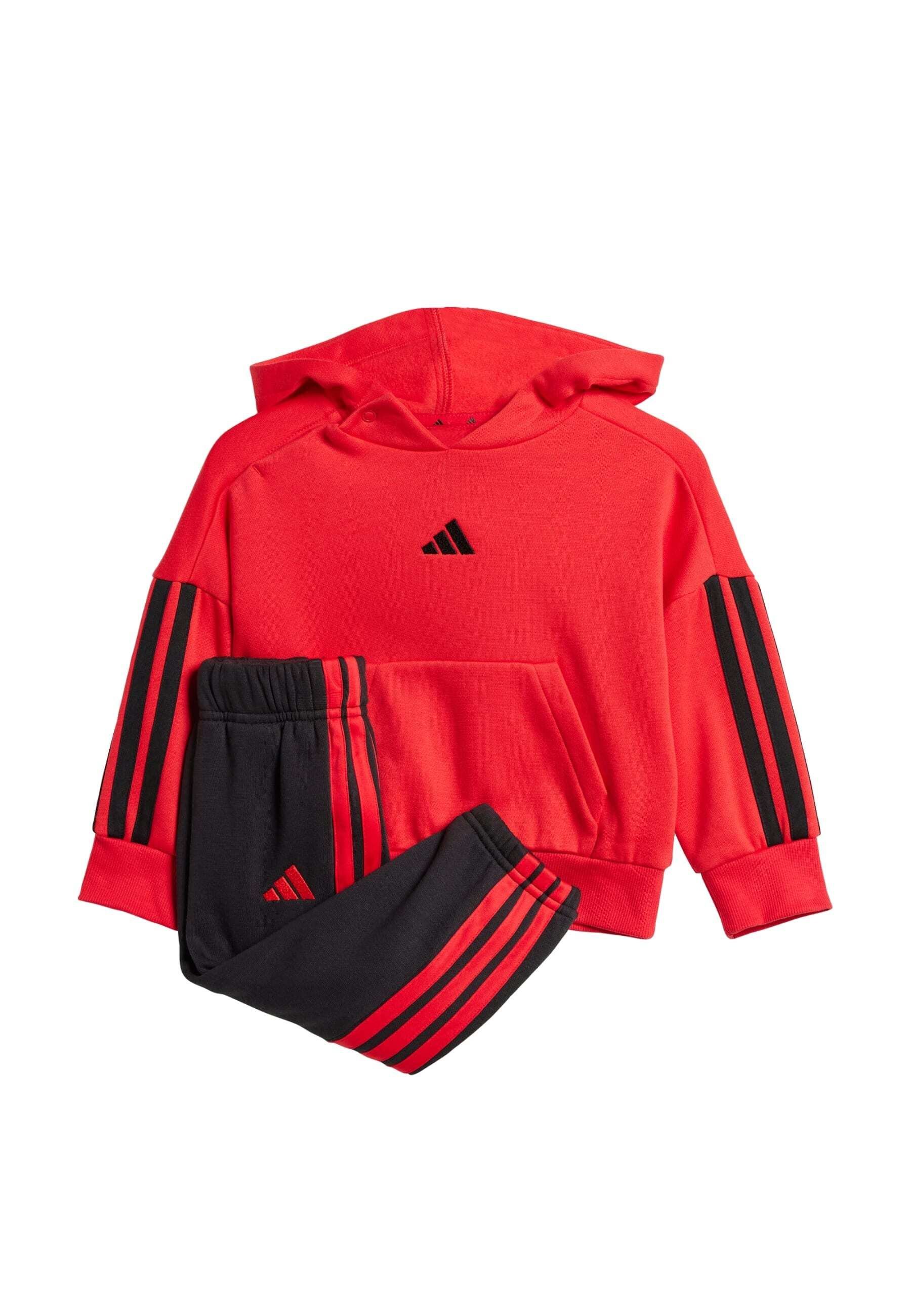 adidas Performance ESSENTIALS KIDS - Trainingspak - puur robijnzwart