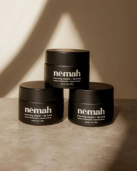 Nemah renewing nipple + lip balm