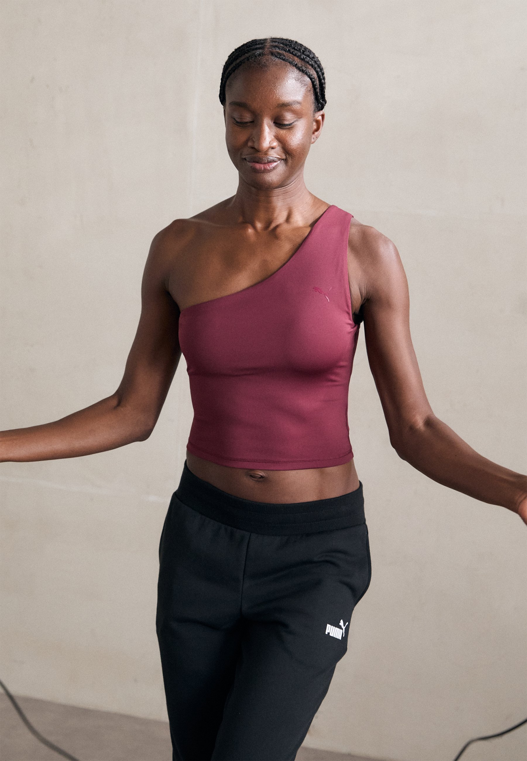 Puma PWRSHAPE TANK - Top - robijnrode glans